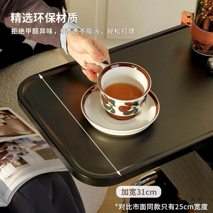 创意边几可移动茶桌几DUC现代简厅约沙发边柜客小车置物架带推轮