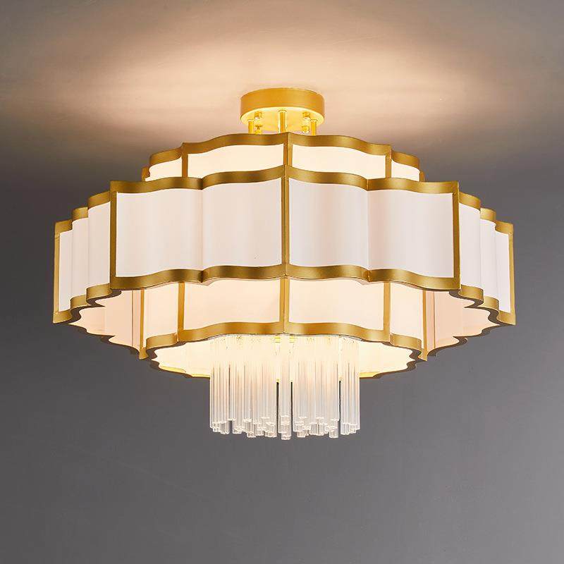 新式DGH水晶客厅吊灯饭店餐厅主灯酒店包宴厢包间厅会餐厅工程灯