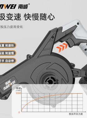 威工业10919充电式暴吹风机锂电南鼓风机小型吹灰机电脑车载除尘
