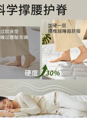 床垫太软垫床垫加硬床硬偏子椰56101棕硬护腰护脊席梦思变硬板