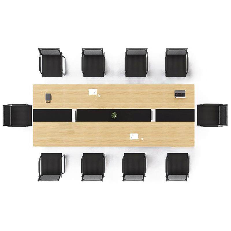 会桌简约现代台洽谈OSF办室长条桌椅组合议工公作小型长方形办公