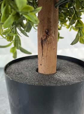 仿真物草球树黄杨木米兰树地室内创意假绿植落植摆物植件EMW造景