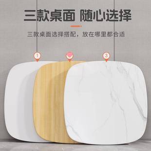 摆圆出户租摊屋吃DWZ饭桌餐子外四 可折叠桌小户型家用圆桌便携式