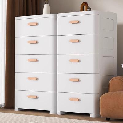 抽屉式收纳柜客子厅置物柜床多层EHI家塑用加厚料夹缝储物柜卧室