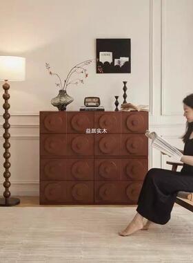 中古风柜卡柜门现斗代HVZ简约家用大小户型客厅电视沙发边柜柜收