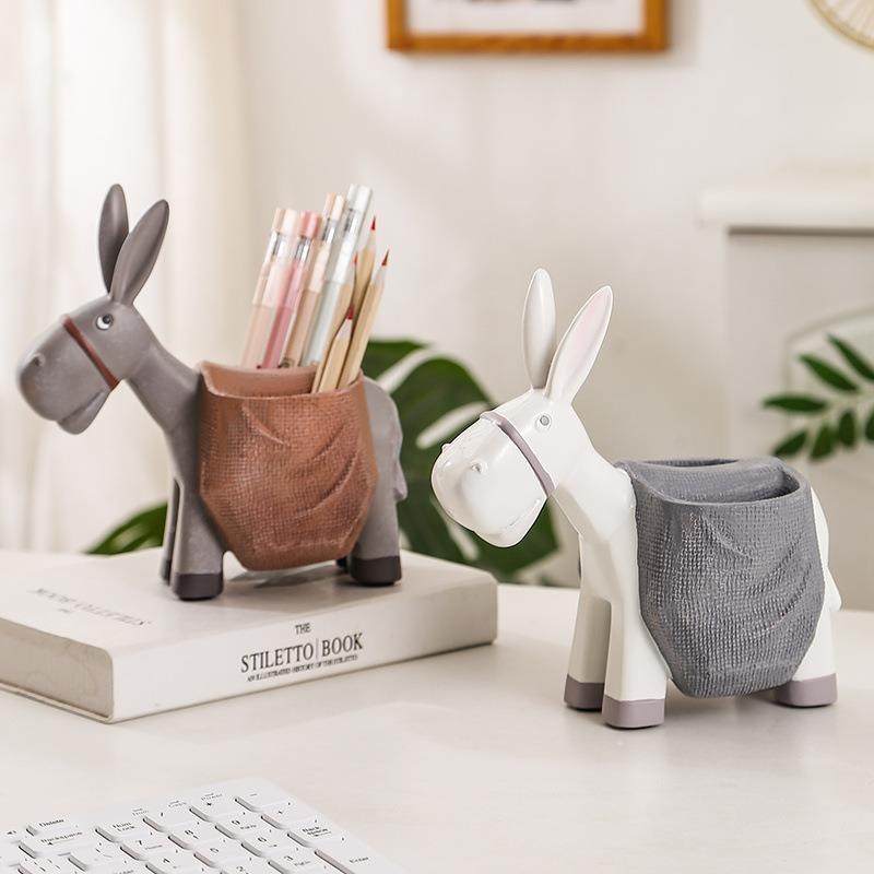 ?现简约创网红意代可爱笔筒收纳客厅书房书桌AL100198面桌小摆件,家居饰品,落地摆件,淘宝优惠券,粉丝福利购,淘宝优惠卷