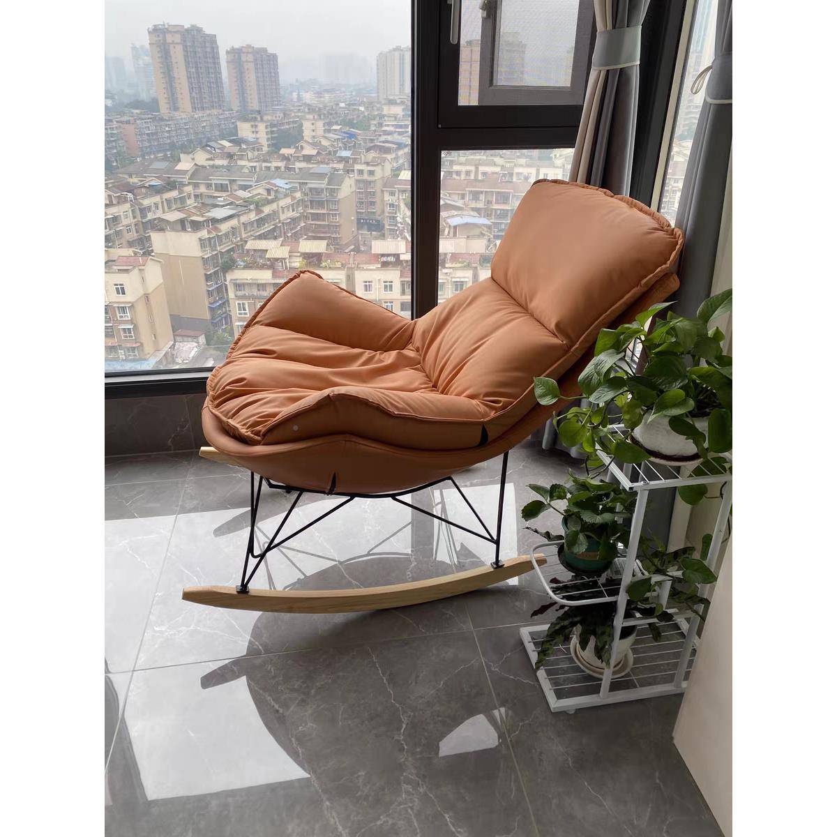L7摇摇椅躺成人大人人客厅椅DGL阳台逍遥家用单人休懒沙发龙虾蜗