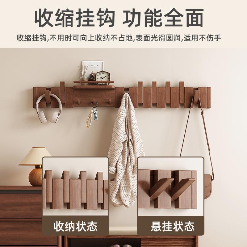 实木钢键挂钥衣入户门架装饰挂钩墙上壁挂福娜超级琴创意玄关进门