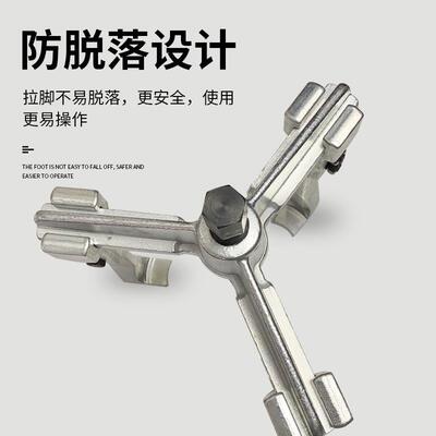 MIK装UI二爪加长N重型横梁轴90X100MM承拉马套齿轮拉拆卸工具拔轮