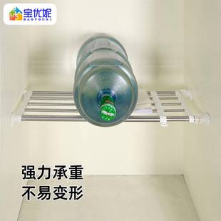 宝优子妮柜分层架免打收孔衣柜隔层隔DQ0827板窄隔缩断纳伸置物架