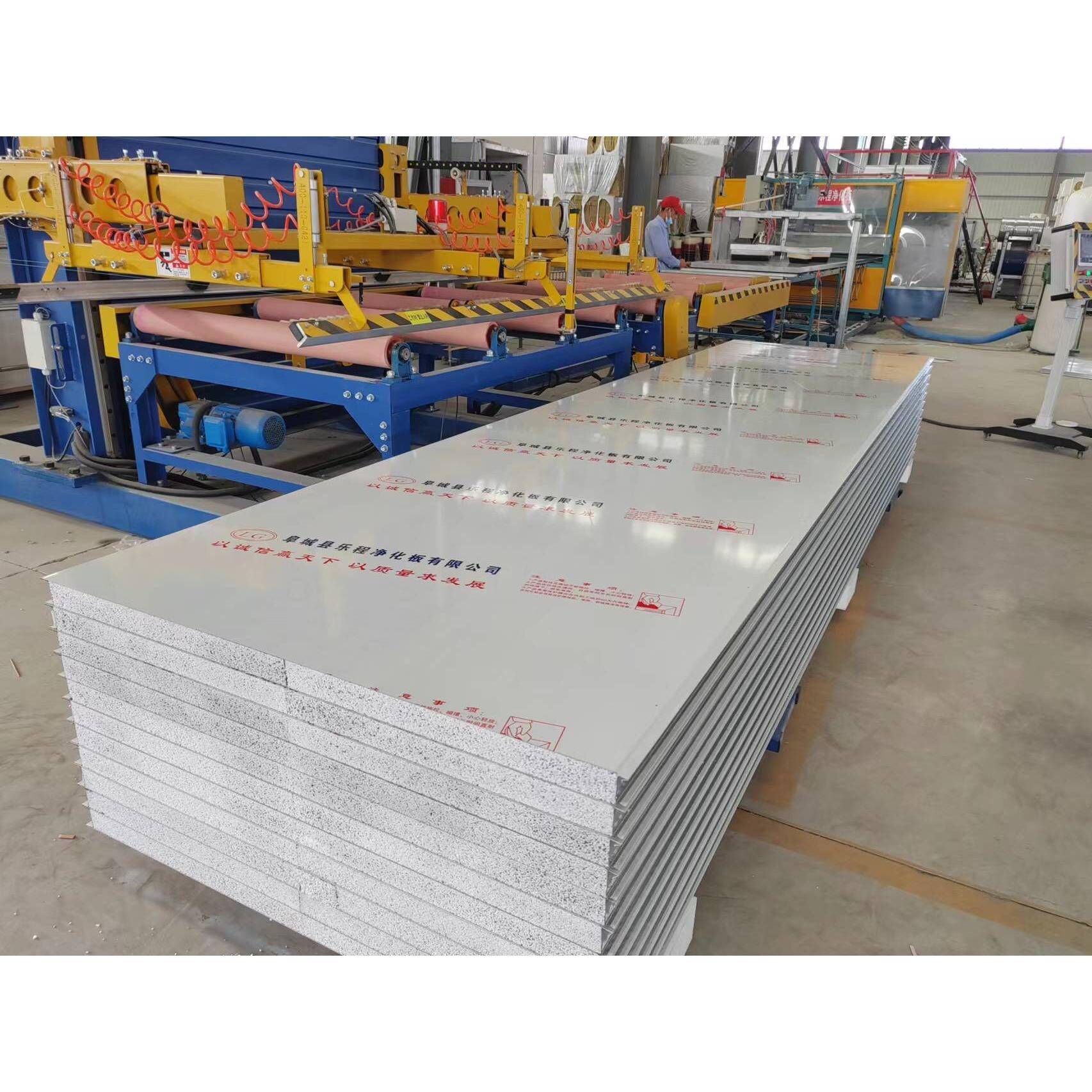 机制硅彩岩板LYU岩彩钢板硅岩夹岩芯板硅钢板净化硅车间硅岩板