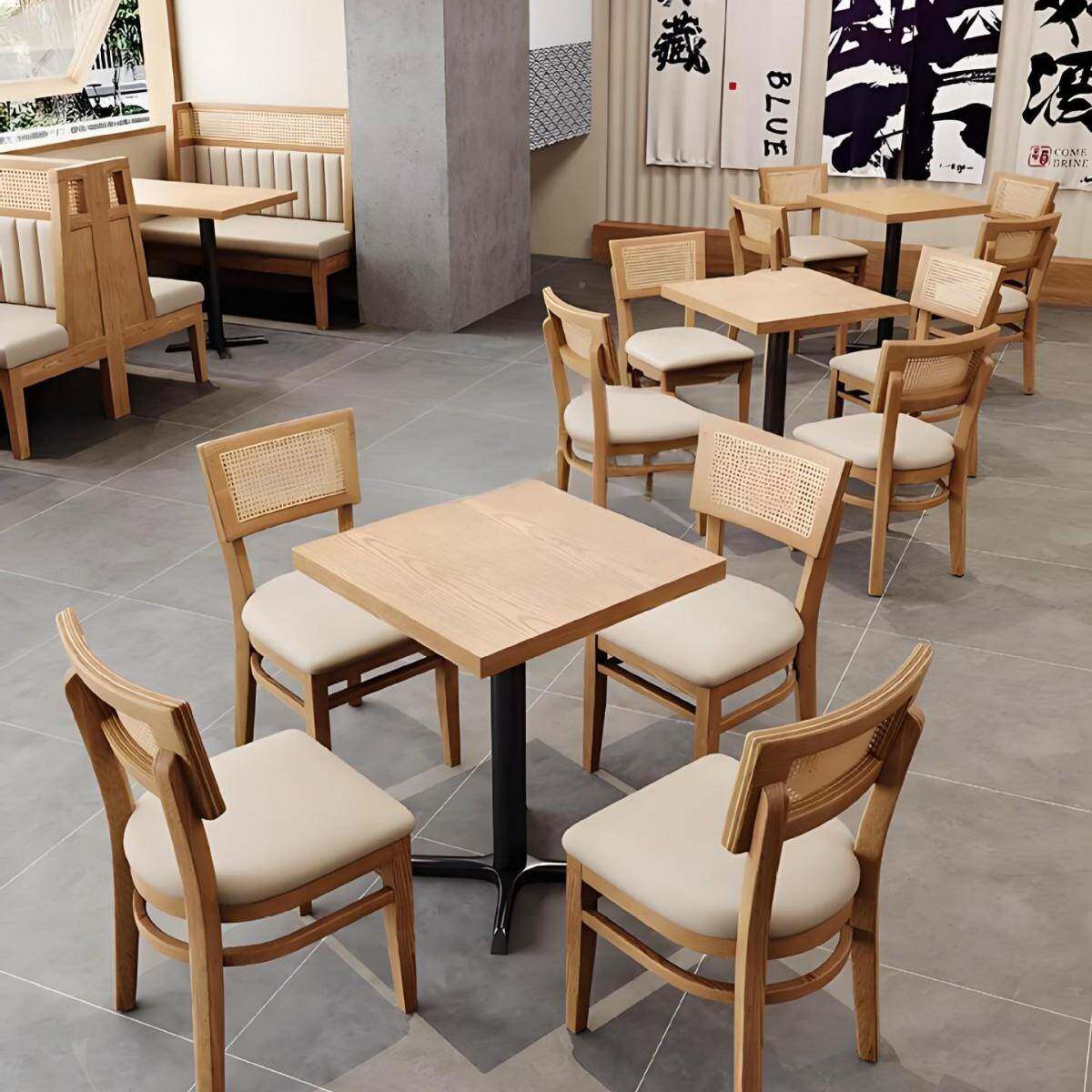 餐饮主题店餐厅茶厅桌椅组合餐饮饭店餐卡座MAK沙发面馆米线桌椅