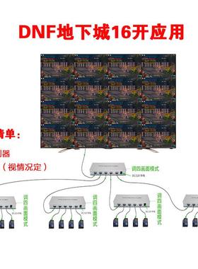 HDMI分屏器四进一频出4dn搬f砖地下路城4VHA开视分割器4进1出拼接