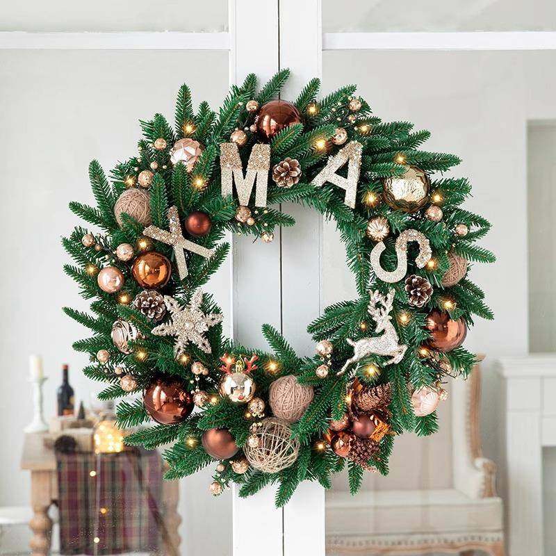 跨境圣诞花环门挂5/6CM0圣诞装饰品圣诞树藤条494场挂饰景布置0门,节庆用品/礼品,圣诞装饰品,淘宝优惠券,粉丝福利购,淘宝优惠卷