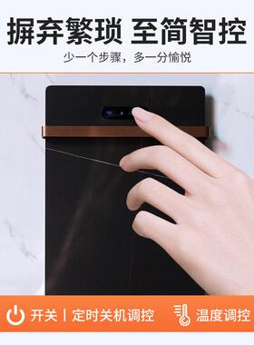 板电毛巾架智恒温岩毛RYN巾架浴室防水毛巾架能消毒加热热毛巾架