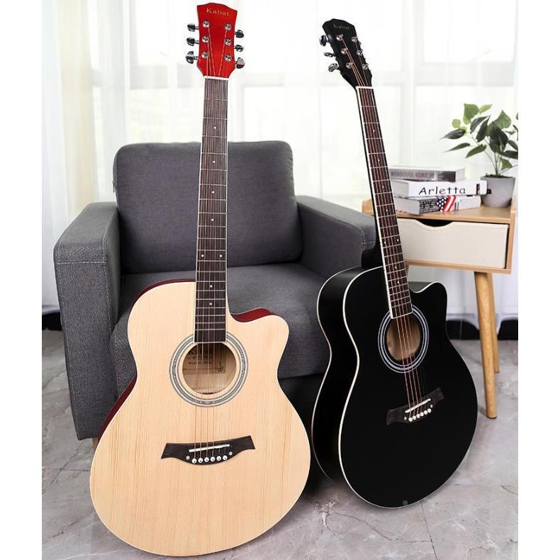 40GOW寸单板吉u民谣Gitar云杉面初学者入单门吉他琴行练习他琴厂