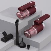 车跨境新款 车载吸尘器吸一体手164吹持无线超便强吸力家用折叠式