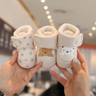 Winter New Cute Cartoon Baby Booties Boy Girl Boots Cotton