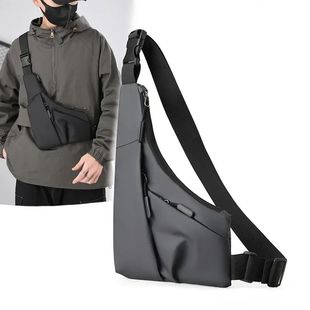 Anti Theft Close Fitting Chest Bag Men's Leisure Leather