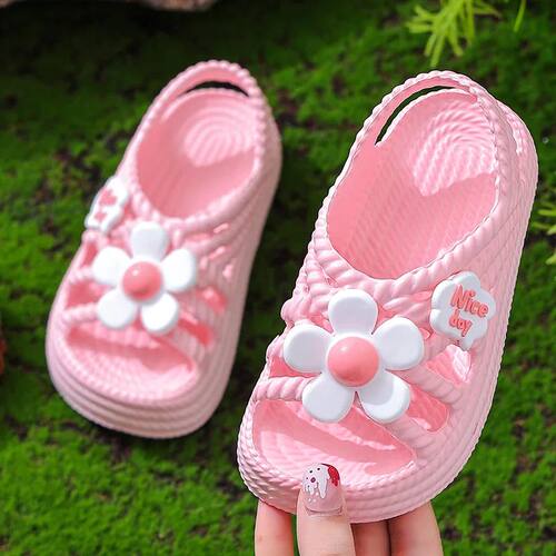 Girls' Sandals Summer New Fashion Princess Shoes EVA Anti