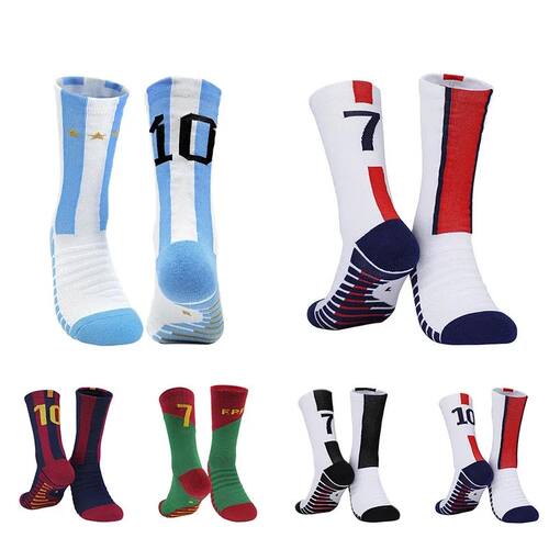 Professional Socks Club Soccer Football Game Breathable Tube