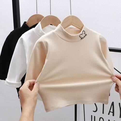 Autumn Winter Children Kids Boys Girls T-shirts Tops Turtlen