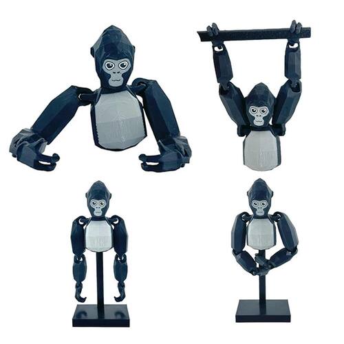 Gorilla Tag Monke 3D Printing Dolls Cartoon Animal Toy Birth