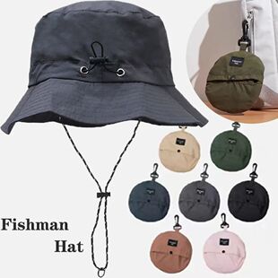 Summer Sun Protection Waterproof Bucket Hat Camping Hiking