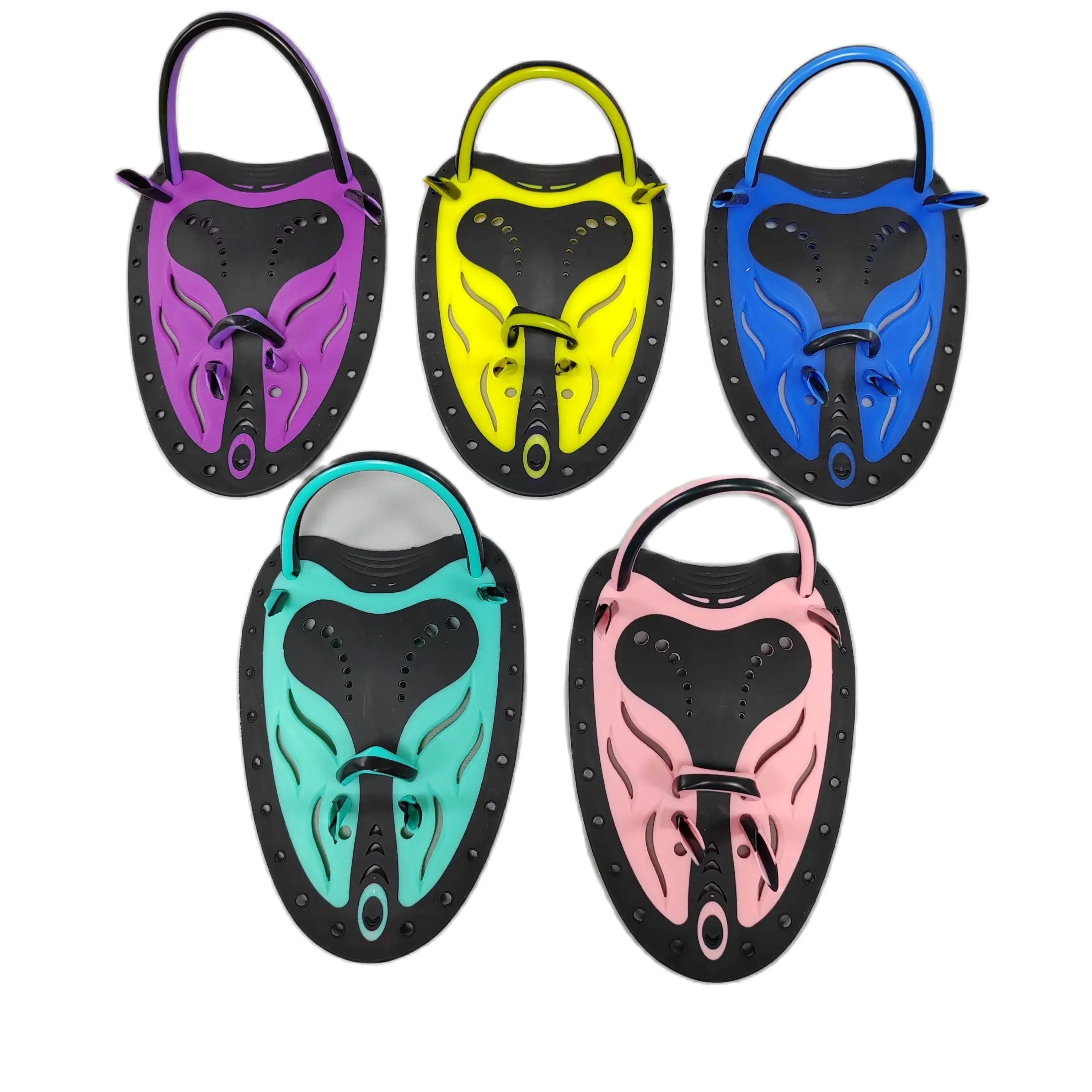 Adult Adjustable Silicone Hand Webbed Diving Gloves Fin