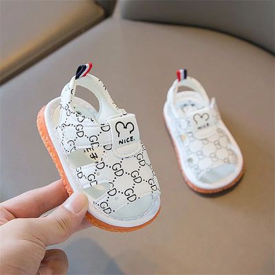 Kids Shoes Summer Girls Boys Sandals Cartoon Cute Pattern