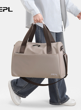 轻便大容量短途旅行包男女手提新款运动健身包出差登机行李旅游包