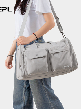 大容量旅行包女轻便可折叠高颜值短途外出行李袋防水运动健身包男