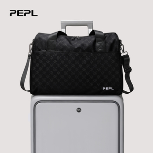 手提旅行包女大容量可套拉杆箱短途行李包男士便携出差商务登机包