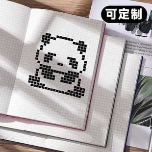 新款直销A5网格本简约小清新学生课堂笔记本B5加厚小方格可爱少女