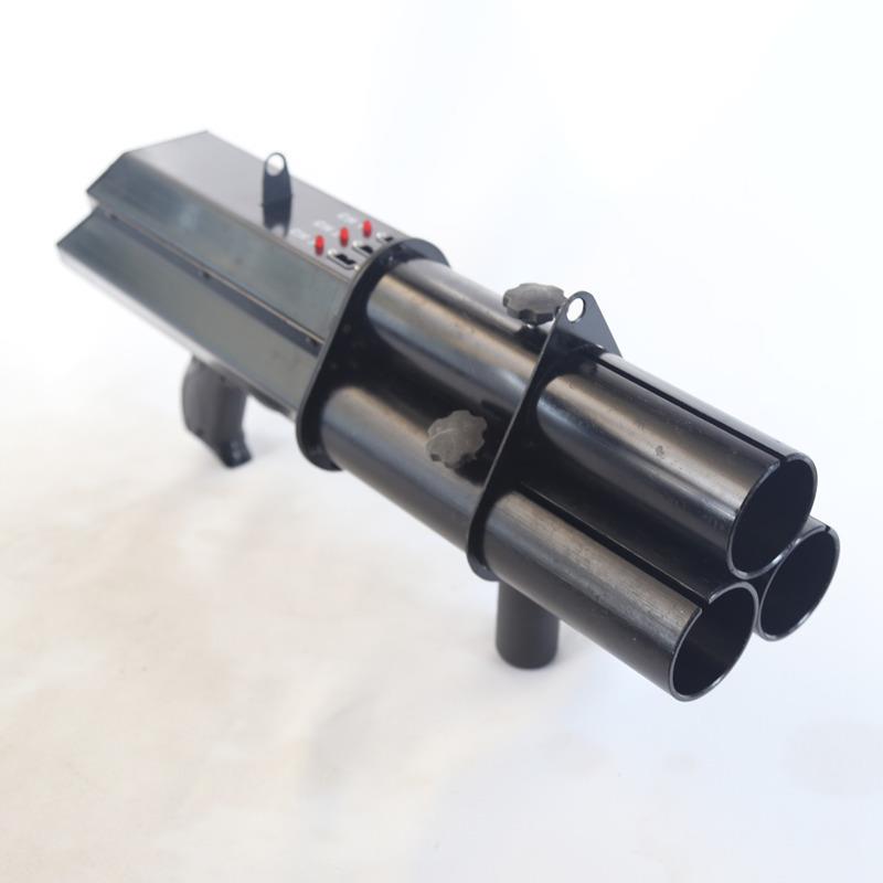 新款直销三管电子礼炮枪 三孔电子礼炮发射器 电子礼花枪 酒吧气