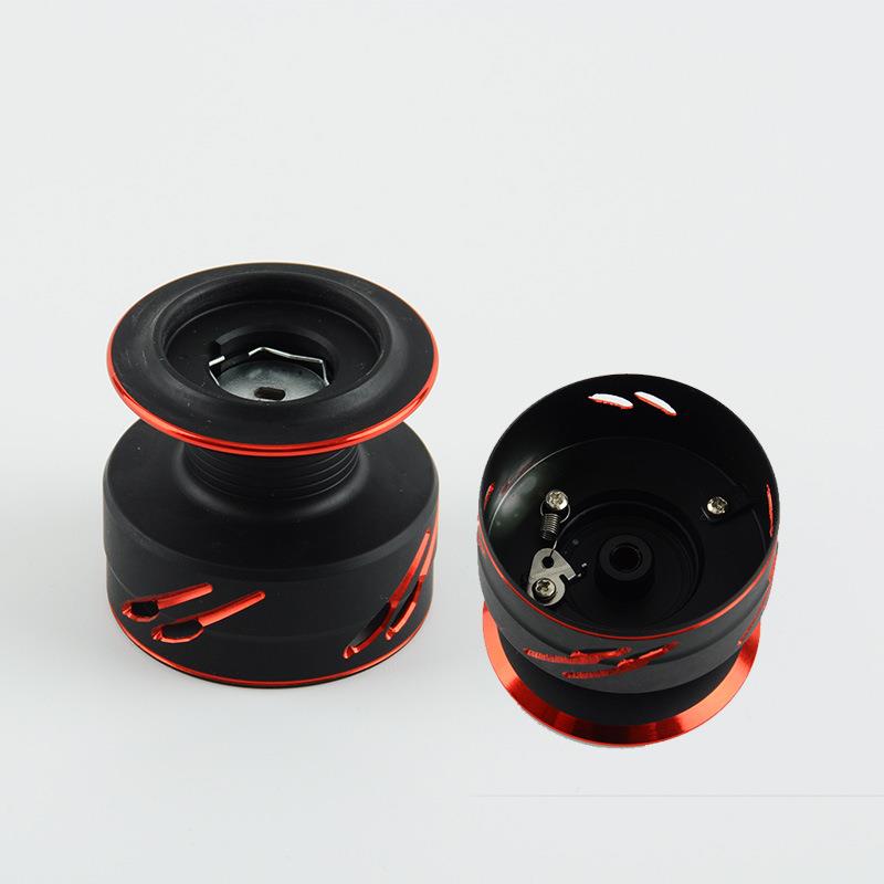 新款直销纺车轮海竿鱼线轮无间隙全金属渔轮尼龙轮脚路亚轮渔线轮