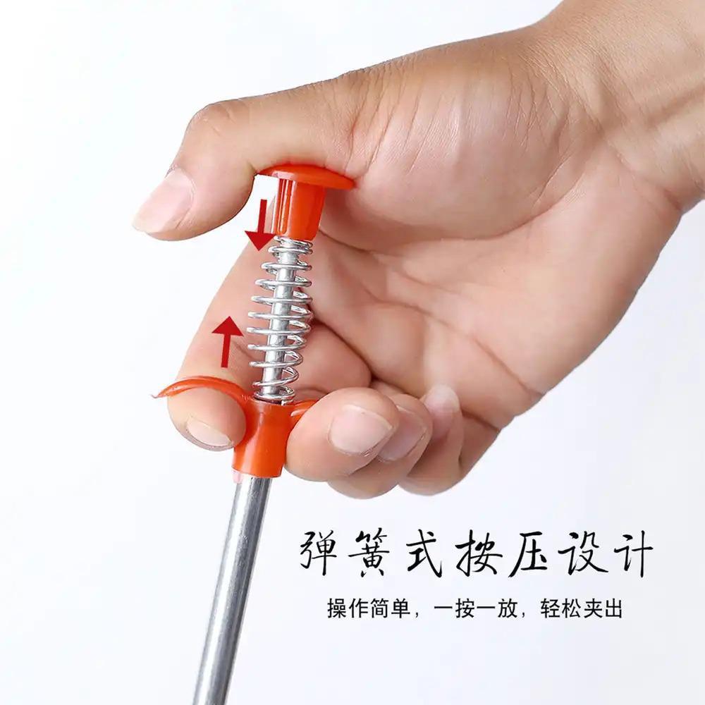 新款直销跑江湖地摊货源管道疏通器四爪取物器马桶下水道疏通器手
