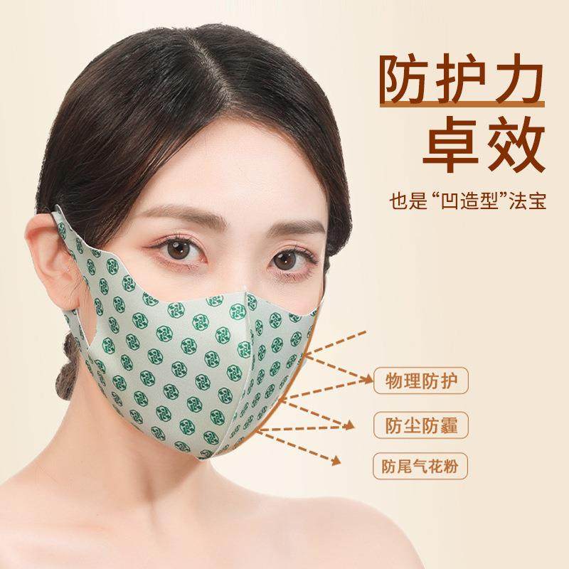 新款直销咖色防晒面罩口罩防尘雾霾网红全脸防紫外线冰丝口罩高颜,居家日用,口罩,淘宝优惠券,粉丝福利购,淘宝优惠卷