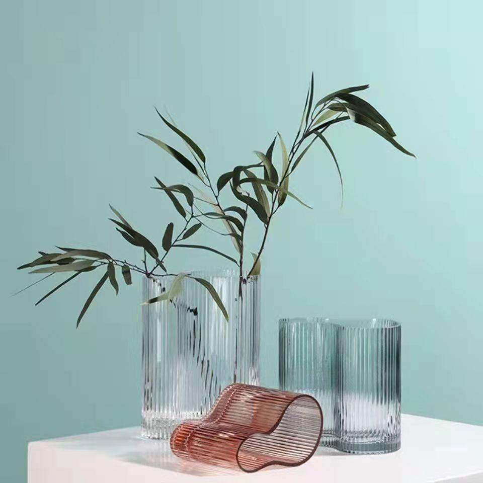 直销新款北欧简约透明玻璃花瓶客厅电视柜插花水养花器样板间客厅,家居饰品,花瓶,淘宝优惠券,粉丝福利购,淘宝优惠卷