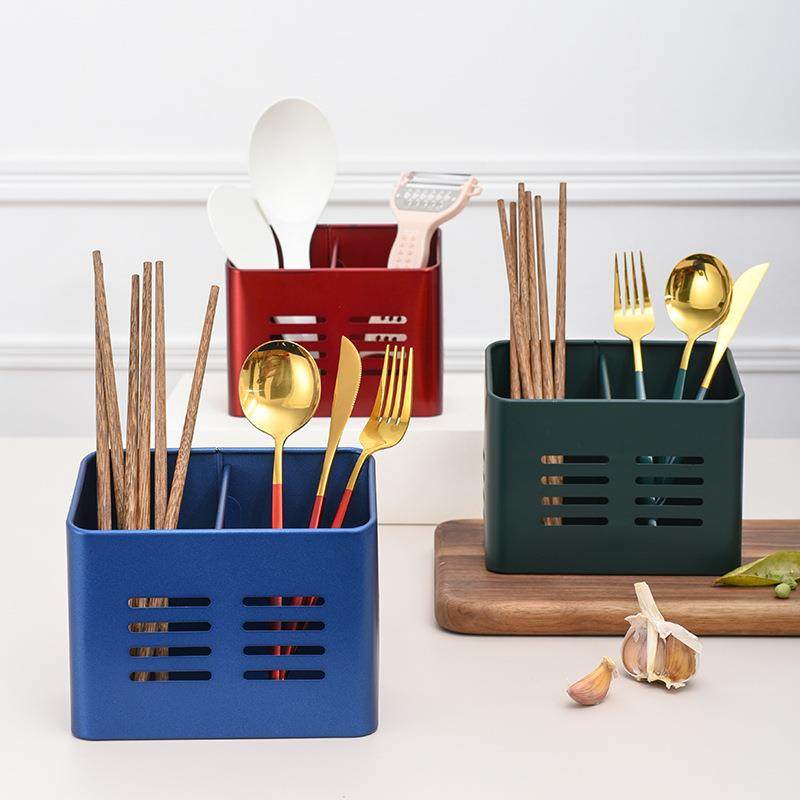 新款直销430不锈钢双格筷子筒 厨房多用途勺叉筷餐具收纳盒酒店餐,厨房/烹饪用具,抹布架/厨房清洁收纳架,淘宝优惠券,粉丝福利购,淘宝优惠卷