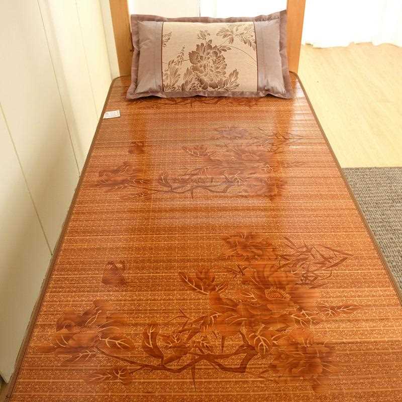 新款直销学生宿舍冰丝凉席竹席夏季单人床可水洗席子藤席竹席双面