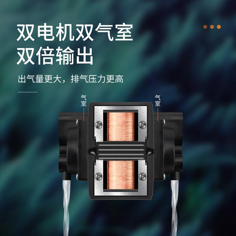 新款直销交直流增氧鱼缸氧气泵家用泵养鱼打氧钓鱼增氧机水族海鲜