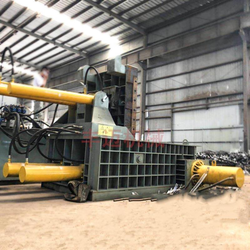 自动液压废钢打包机 压块密度大铁屑压块机 金属废料漆桶压块机