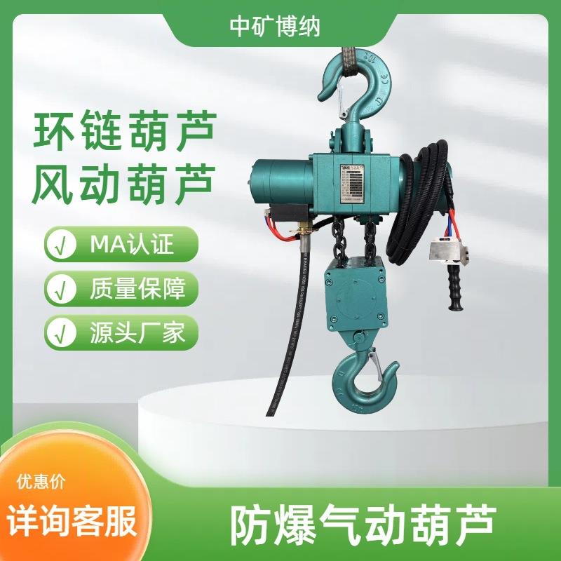 HQ10 气动葫芦 井下巷道专用提升设备 固定式行走式 环链葫芦
