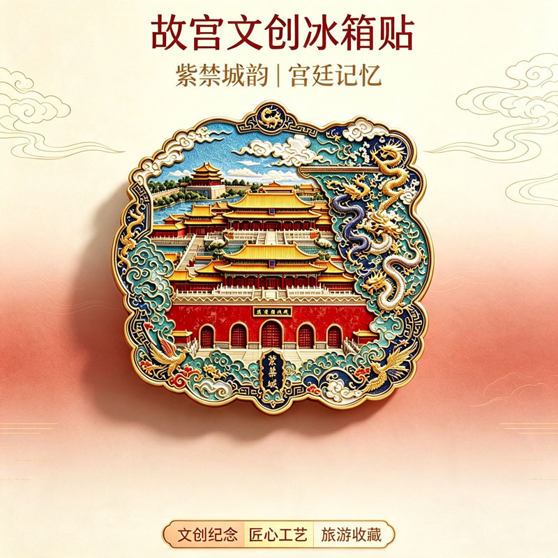 北京故宫主题文创金属磁吸冰箱贴文化创意冰箱贴