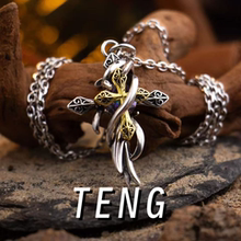 【TENG】项链男款钛钢复古十字架吊坠个性简约潮流百搭高级感轻奢