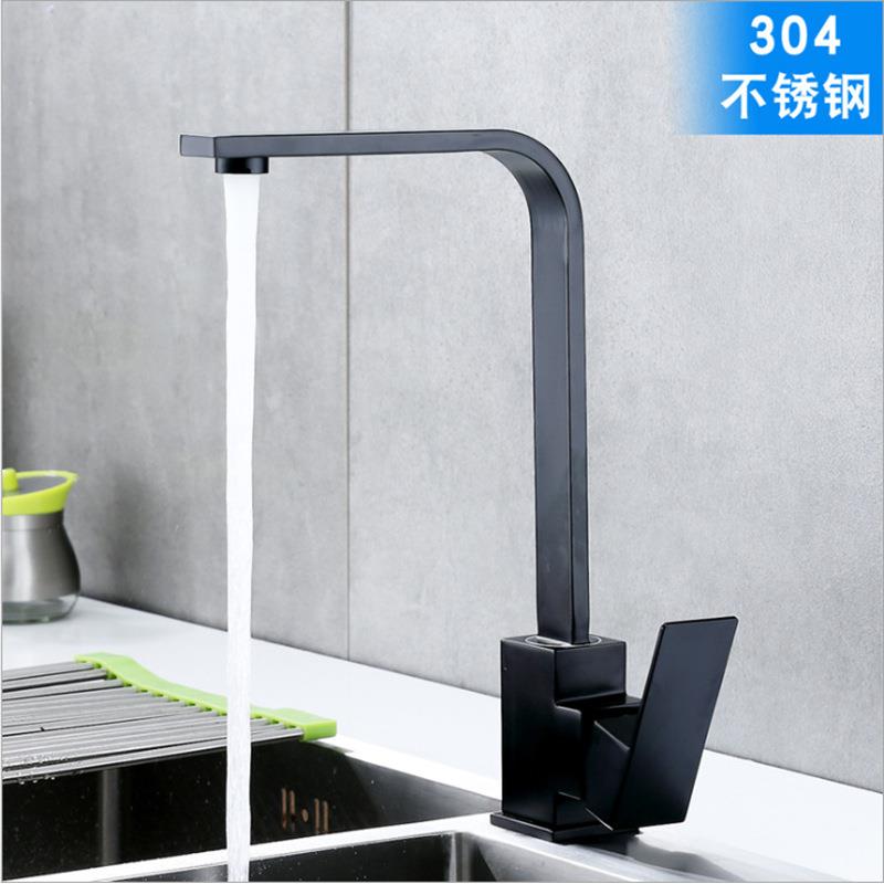 新款直销卫浴直批不锈钢水龙头厨房洗碗池水槽冷热水龙头酒店直供