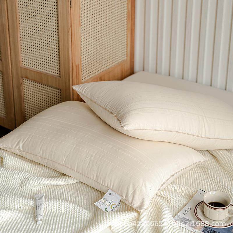 直销新款现货日式小提花枕套单边软枕成人羽丝绒酒店枕头情侣长枕,床上用品,U型枕/便携枕,淘宝优惠券,粉丝福利购,淘宝优惠卷