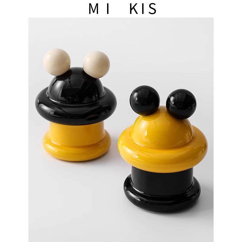 新款直销可爱小黄蜂~撞色球球牙签盒棉签收纳盒牙签筒牙线盒家用,餐饮具,牙签筒,淘宝优惠券,粉丝福利购,淘宝优惠卷