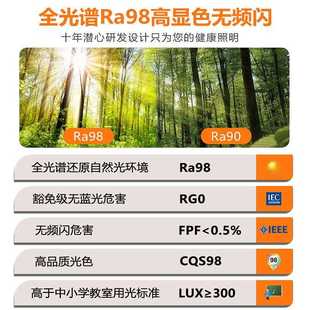 直销新款超薄儿童护眼灯全光谱吸顶灯智能客厅书房儿童房简约现代